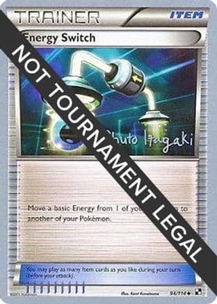 Energy Switch - 2012 (Shuto Itagaki) — World Championship Decks Pokémon TCG card by Shuto Itagaki