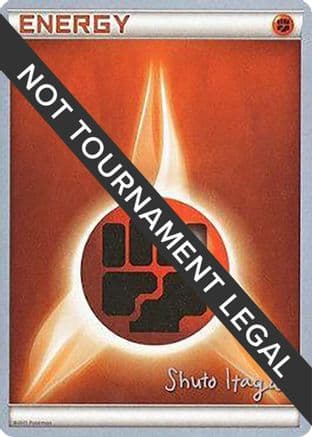 Fighting Energy - 2012 (Shuto Itagaki) — World Championship Decks Pokémon TCG card by Shuto Itagaki