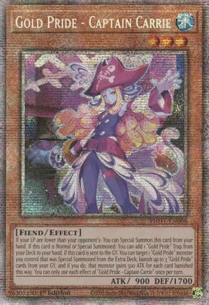 Gold Pride - Captain Carrie (Starlight Rare) — Yu-Gi-Oh! card