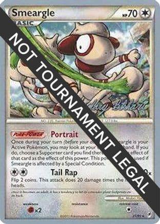 Smeargle - 2012 (Zachary Bokhari) — World Championship Decks Pokémon TCG card by Zachary Bokhari