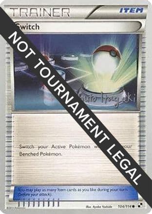 Switch - 2012 (Shuto Itagaki) — World Championship Decks Pokémon TCG card by Shuto Itagaki