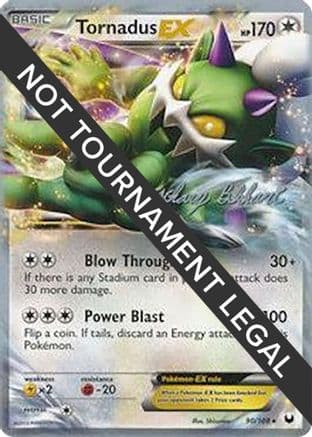 Tornadus EX - 2012 (Zachary Bokhari) — World Championship Decks Pokémon TCG card by Zachary Bokhari