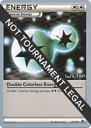 Double Colorless Energy - 2013 (Ian Whiton) — World Championship Decks Pokémon TCG card by Ian Whiton