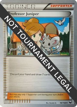 Professor Juniper - 2013 (Jason Klaczynski) — World Championship Decks Pokémon TCG card by Ken Sugimori