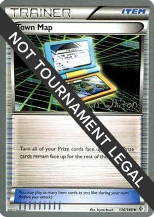 Town Map - 2013 (Ian Whiton) — World Championship Decks Pokémon TCG card by Ian Whiton