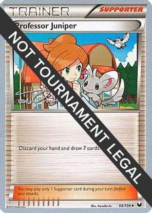 Professor Juniper - 2014 (Trent Orndorff) — World Championship Decks Pokémon TCG card by Trent Orndorff