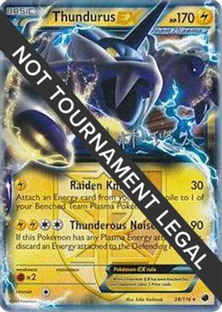 Thundurus EX - 2014 (Haruto Kobayashi) — World Championship Decks Pokémon TCG card by Haruto Kobayashi