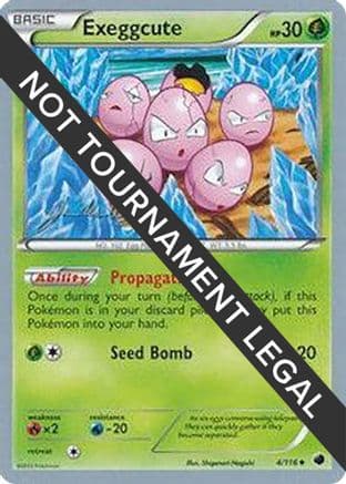 Exeggcute - 2015 (Jacob Van Wagner) — World Championship Decks Pokémon TCG card by Jacob Van Wagner
