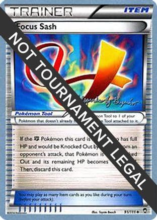 Focus Sash - 2015 (Alejandro Ng-Guzman) — World Championship Decks Pokémon TCG card by Alejandro Ng-Guzman