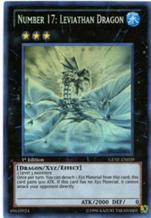 Number 17: Leviathan Dragon (Ghost Rare) — Yu-Gi-Oh! card