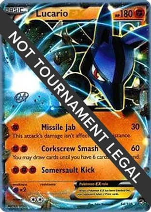 Lucario EX - 2015 (Rowan Stavenow) — World Championship Decks