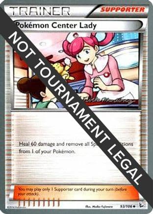 Pokemon Center Lady - 2015 (Patrick Martinez) — World Championship Decks Pokémon TCG card by Patrick Martinez