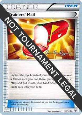 Trainers' Mail - 2015 (Jacob Van Wagner) — World Championship Decks Pokémon TCG card by Jacob Van Wagner