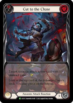 Cut to the Chase (Red) - LGS113 — Flesh and Blood: Promo Cards