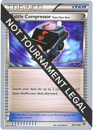 Battle Compressor (Team Flare Gear) - 2016 (Jesper Eriksen) — World Championship Decks Pokémon TCG card by Jesper Eriksen