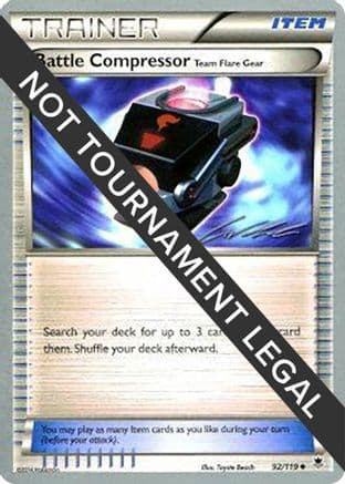 Battle Compressor (Team Flare Gear) - 2016 (Cody Walinski) — World Championship Decks Pokémon TCG card by Cody Walinski