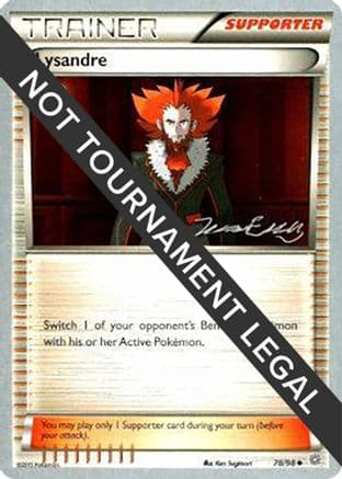 Lysandre - 2016 (Jesper Eriksen) — World Championship Decks Pokémon TCG card by Jesper Eriksen