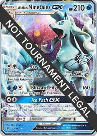 Alolan Ninetales GX - 2017 (Zachary Bokhari) — World Championship Decks Pokémon TCG card by Zachary Bokhari