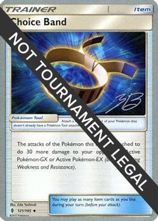 Choice Band - 2017 (Zachary Bokhari) — World Championship Decks Pokémon TCG card by Zachary Bokhari