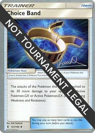 Choice Band - 2017 (Diego Cassiraga) — World Championship Decks Pokémon TCG card by Diego Cassiraga