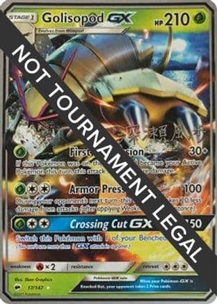 Golisopod GX - 2017 (Kabu Fukase) — World Championship Decks Pokémon TCG card by Kabu Fukase