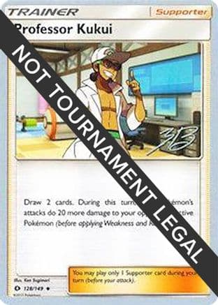 Professor Kukui - 2017 (Zachary Bokhari) — World Championship Decks Pokémon TCG card by Zachary Bokhari