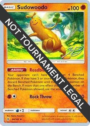 Sudowoodo - 2017 (Zachary Bokhari) — World Championship Decks Pokémon TCG card by Ken Sugimori