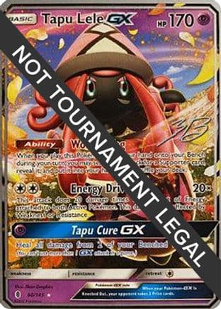 Tapu Lele GX - 2017 (Zachary Bokhari) — World Championship Decks Pokémon TCG card by Zachary Bokhari