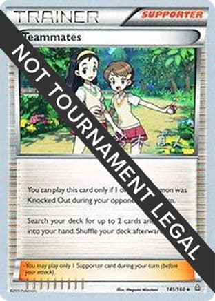 Teammates - 2017 (Naoto Suzuki) — World Championship Decks Pokémon TCG card by Naoto Suzuki