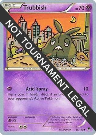 Trubbish - 2017 (Naoto Suzuki) — World Championship Decks Pokémon TCG card by Naoto Suzuki