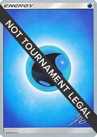 Water Energy - 2017 (Zachary Bokhari) — World Championship Decks Pokémon TCG card by Zachary Bokhari