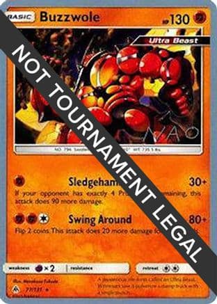 Buzzwole - 2018 (Naohito Inoue) — World Championship Decks Pokémon TCG card by Naohito Inoue