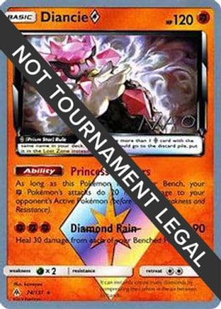 Diancie Prism Star - 2018 (Naohito Inoue) — World Championship Decks Pokémon TCG card by Naohito Inoue