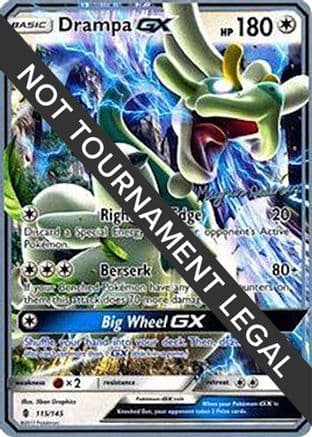 Drampa GX - 2018 (Magnus Pedersen) — World Championship Decks Pokémon TCG card by Magnus Pedersen