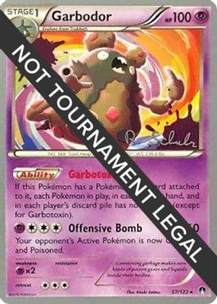Garbodor (57) - 2018 (Robin Schulz) — World Championship Decks Pokémon TCG card by Robin Schulz