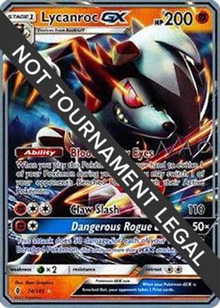 Lycanroc GX - 2018 (Naohito Inoue) — World Championship Decks Pokémon TCG card by Naohito Inoue