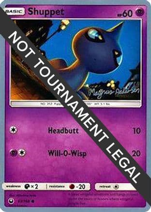 Shuppet - 2018 (Magnus Pedersen) — World Championship Decks Pokémon TCG card by Magnus Pedersen