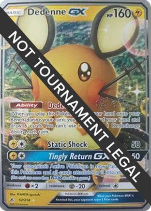 Dedenne GX - 2019 (Haruki Miyamoto) — World Championship Decks Pokémon TCG card by Haruki Miyamoto
