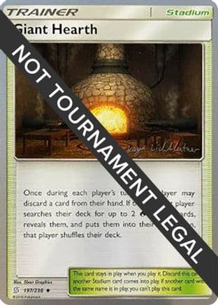 Giant Hearth - 2019 (Kaya Lichtleitner) — World Championship Decks Pokémon TCG card by Kaya Lichtleitner