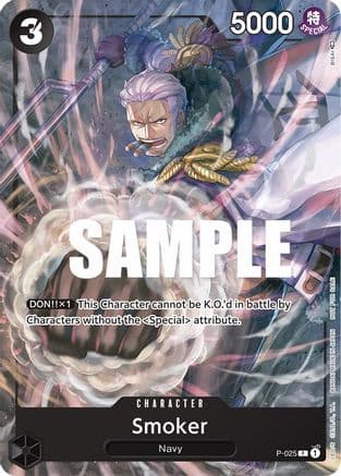 Smoker (Pre-Release) — One Piece Promotion Cards