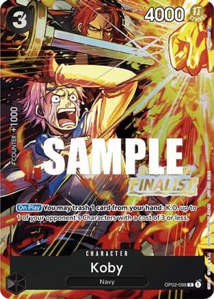 Koby (Online Regional 2023) [Finalist] — One Piece Promotion Cards