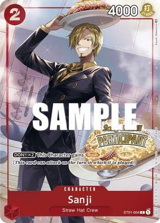 Sanji (Online Regional 2023) [Participant] — One Piece Promotion Cards