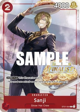 Sanji (Online Regional 2023) [Finalist] — One Piece Promotion Cards