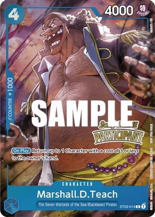 Marshall.D.Teach (Online Regional 2023) [Participant] — One Piece Promotion Cards