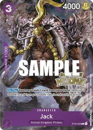 Jack (Online Regional 2023) [Participant] — One Piece Promotion Cards