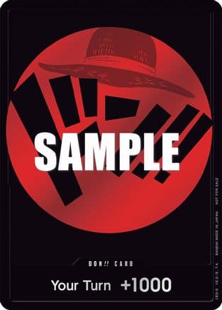 DON!! Card (Red) — One Piece Promotion Cards