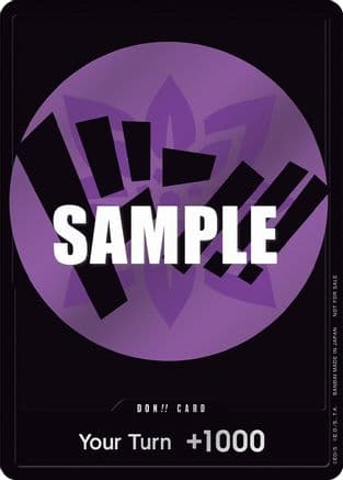 DON!! Card (Purple) — One Piece Promotion Cards