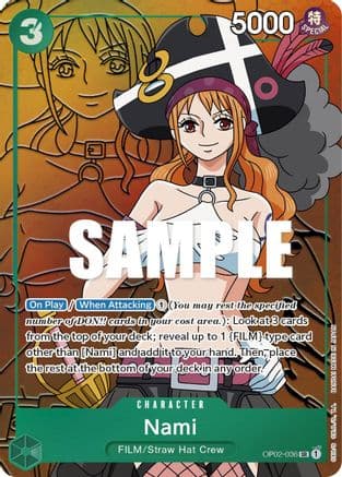 Nami (Alternate Art) — One Piece Card Game card