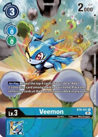 Veemon (Dimensional Phase Pre-Release) — New Awakening