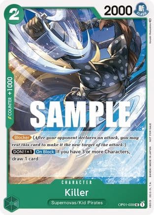 Killer (Promotion Pack 2023) — One Piece Promotion Cards